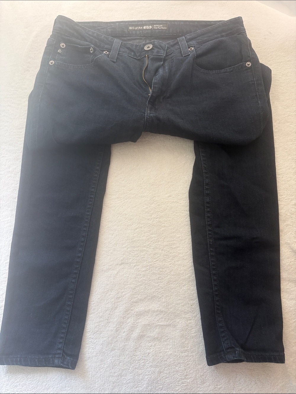 Big Star Men’s Navy Slim Straight Jeans
